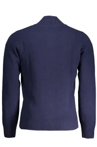 Pánsky modrý sveter na zips