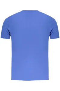 Modré pánske tričko s krátkym rukávom