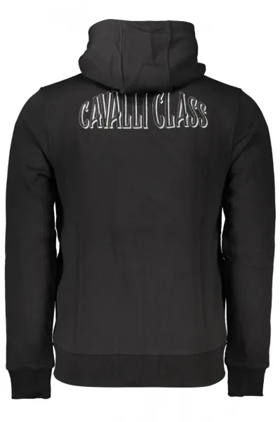 Čierna mikina CAVALLI CLASS na zips