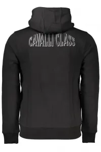 Čierna mikina CAVALLI CLASS na zips