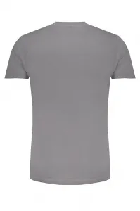 Šedé pánske tričko s krátkym rukávom