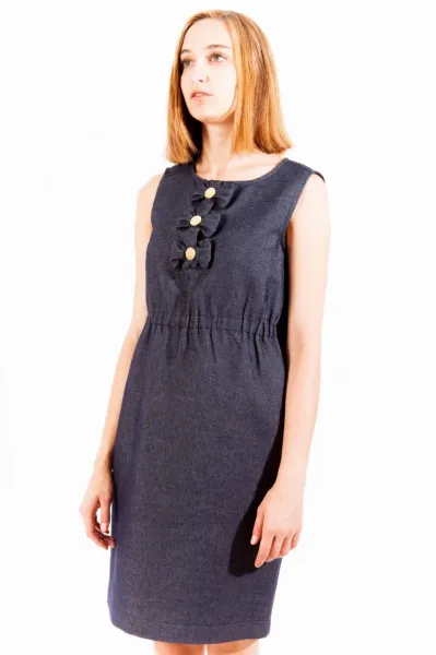 Krátke šaty LOVE MOSCHINO modré