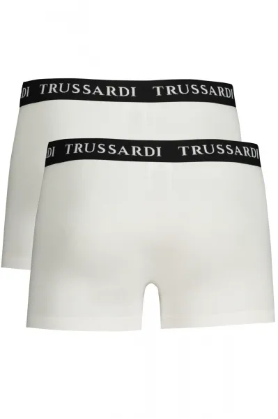 Pánske biele boxerky Trussardi