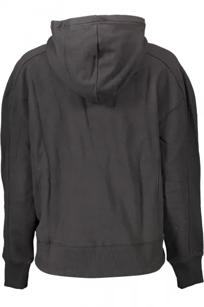 Čierna mikina Calvin Klein s kapucňou