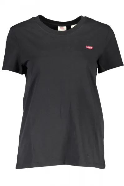 Čierne dámske basic tričko s nášivkou Levi's®