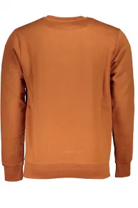 US GRAND POLO MEN'S BROWN ZIPLESS SWEATSHIRT