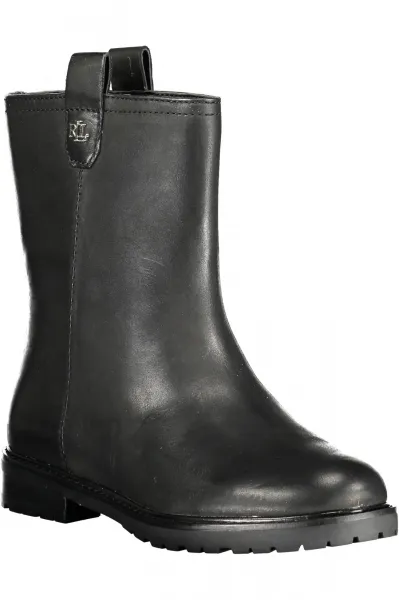 Čierne dámske čižmy Ralph Lauren