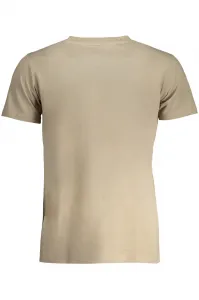 Pánske béžové tričko s krátkym rukávom