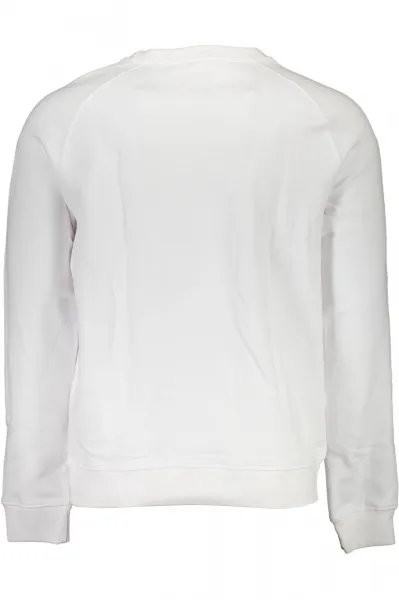 Biela pánska mikina GUESS JEANS
