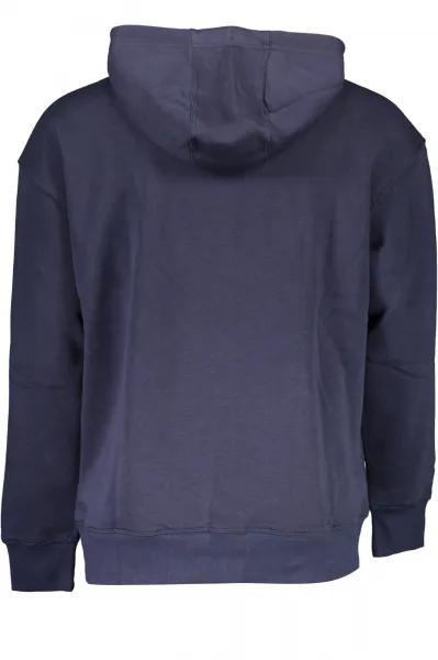 Pánska mikina Tommy Hilfiger na zips modrá