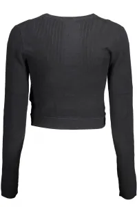 Dámska čierna crop mikina Calvin Klein