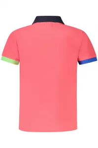Detské ružové polo tričko s krátkym rukávom