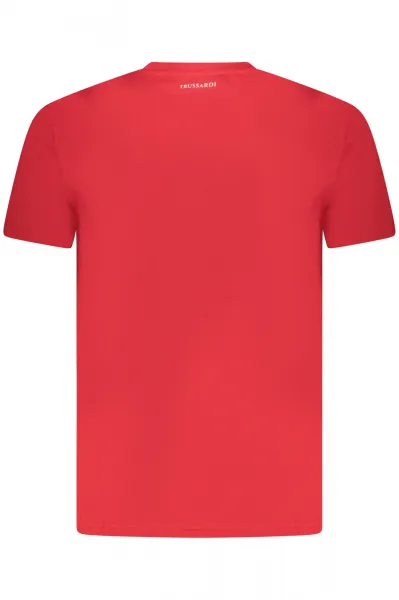 Pánske červené tričko Trussardi
