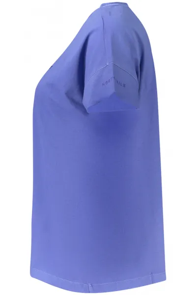 Dámske tričko s krátkym rukávom modré