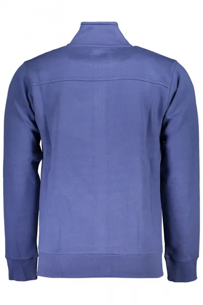 US GRAND POLO MEN'S BLUE ZIP SWEATSHIRT