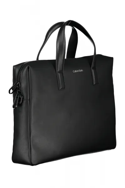 Čierna pánska aktovka Calvin Klein
