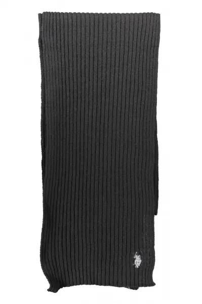 Čierny pánsky šál US Polo Assn.
