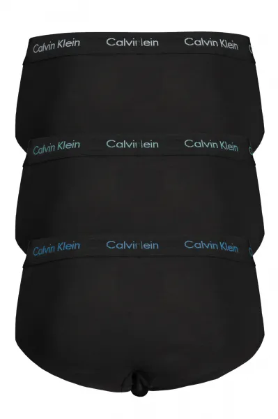 Slipy Calvin Klein Underwear 3-pak pánske, čierna farba, 0000U2661G