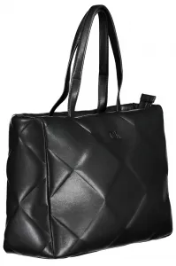 Black Women's Patterned Calvin Klein Re-Lock Quilt Tote Handbag - Women