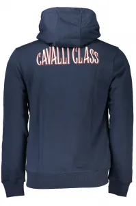 Cavalli Class pánska mikina na zips modrá