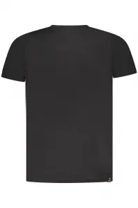 Čierne pánske tričko s krátkym rukávom