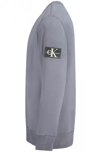 Modrá mikina Calvin Klein bez zipsu