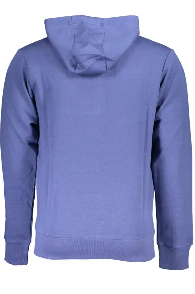 US GRAND POLO MEN'S BLUE ZIP SWEATSHIRT