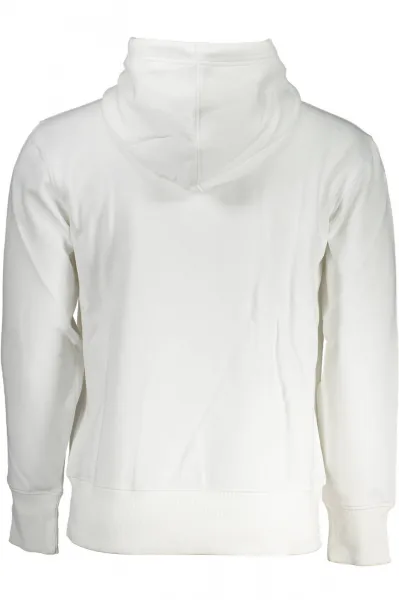 Calvin Klein Men's Brand Logo Cotton Daily Wear White Sweatshirt