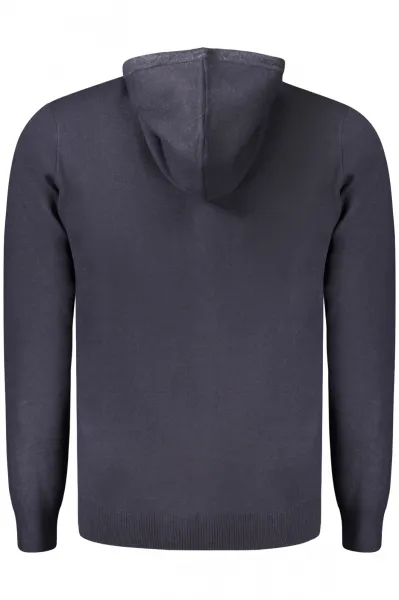 Modrá pánska mikina na zips