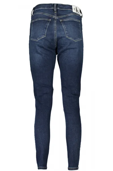 Tmavomodré dámske skinny fit džínsy Calvin Klein Jeans