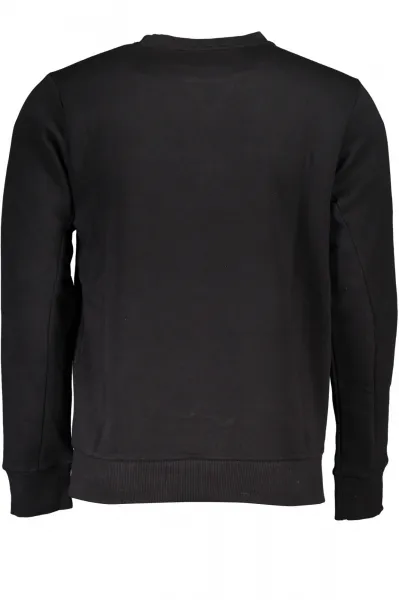 US GRAND POLO MEN'S BLACK ZIP-OUT SWEATSHIRT