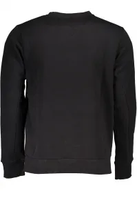 US GRAND POLO MEN'S BLACK ZIP-OUT SWEATSHIRT