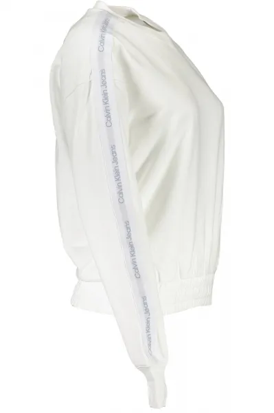 Biela mikina Calvin Klein
