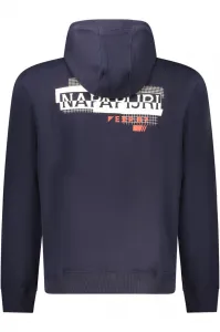 Modrá mikina Napapijri s kapucňou