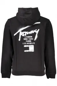 Pánska čierna mikina Tommy Hilfiger na zips