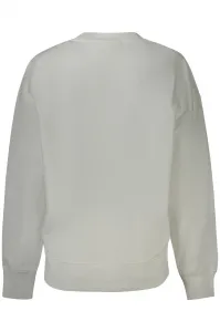 Biela mikina Calvin Klein bez kapucne
