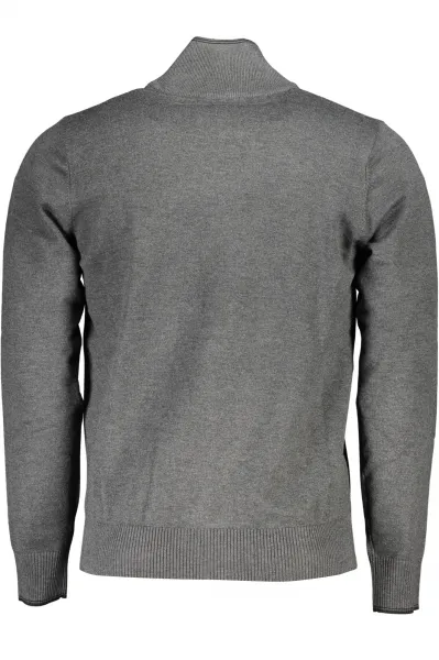 US GRAND POLO CARDIGAN MEN'S GRAY