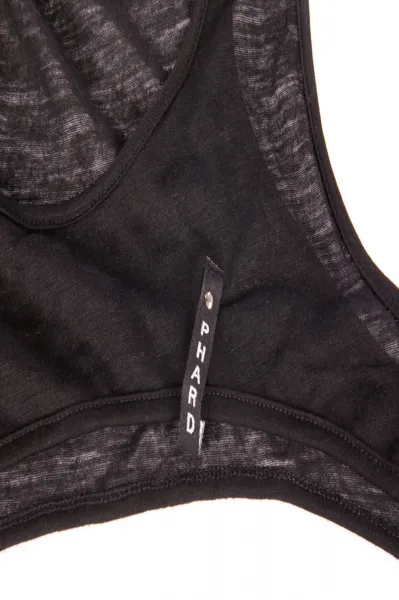 Dámsky čierny crop top