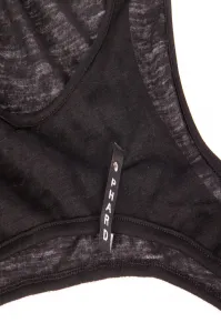 Dámsky čierny crop top