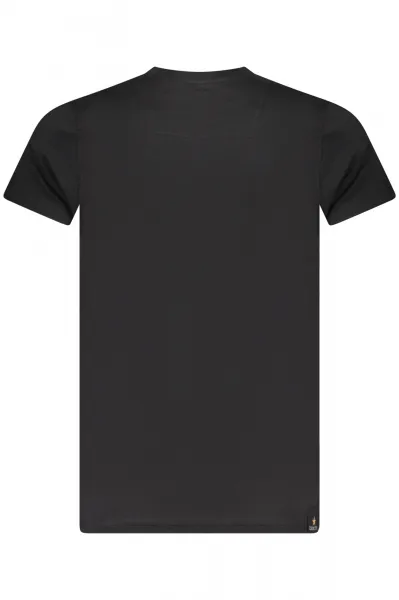 Čierne tričko s krátkym rukávom