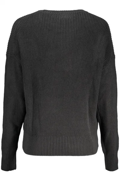 Dámsky čierny sveter GUESS JEANS