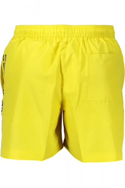 Calvin Klein žlté pánske plavky