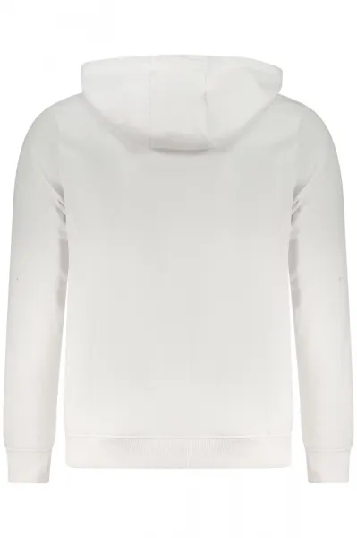US GRAND POLO MEN'S ZIP-UP SWEATSHIRT WHITE