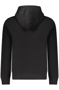 Čierna mikina GUESS JEANS s kapucňou