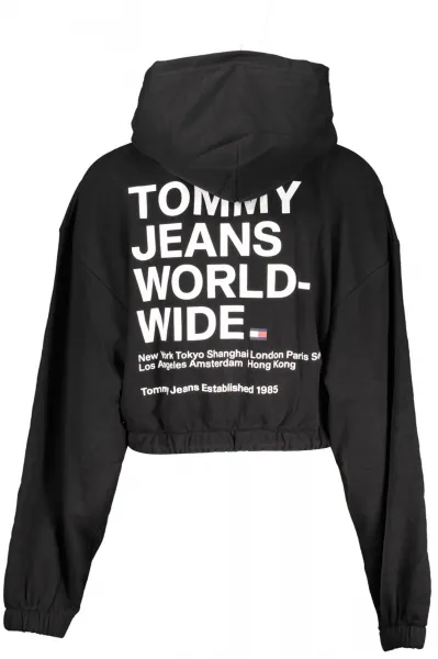 Čierna mikina Tommy Hilfiger na zips
