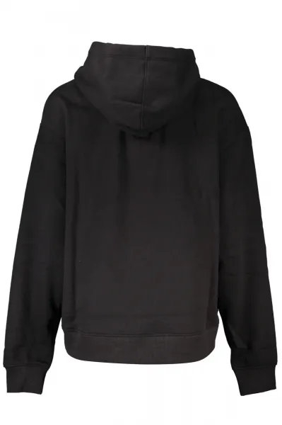 Čierna mikina Calvin Klein s kapucňou