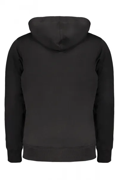 Calvin Klein čierna mikina s kapucňou