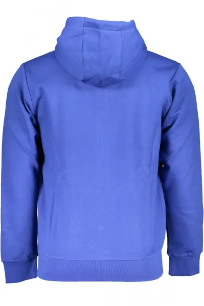 US GRAND POLO MEN'S BLUE ZIP SWEATSHIRT
