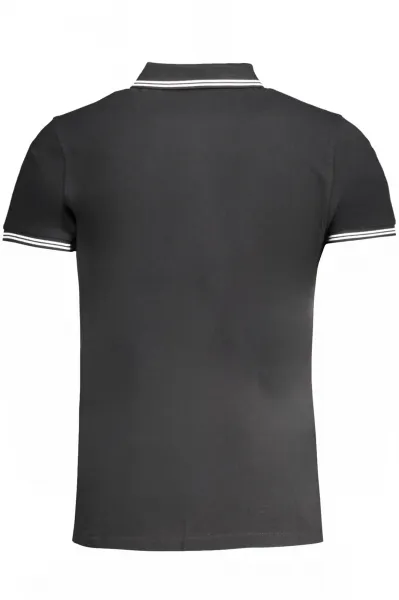 Pánske čierne polo tričko Cavalli Class