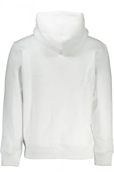 Biela mikina Calvin Klein bez zipsu